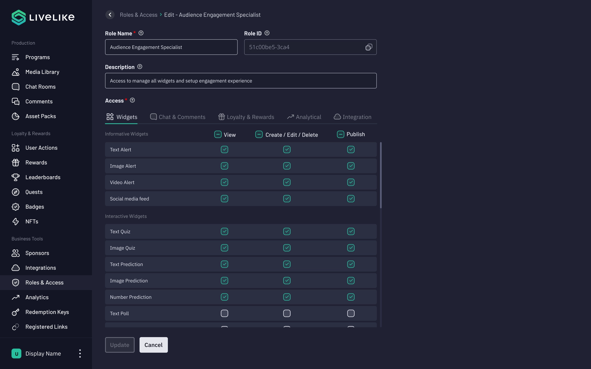 Make permissions explicit